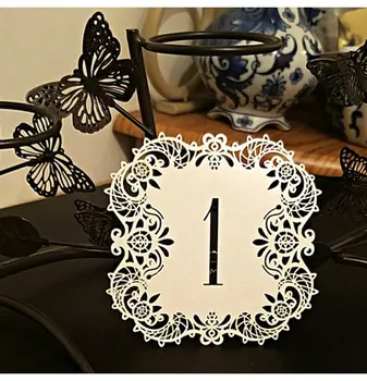 

Vintage Table numbers, modern Wedding Pearl white Table number cards, Reception Centerpieces, pink wedding table decor