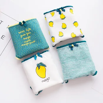 

2020 Summer women cotton panties mango print girl briefs ladies underwear sexy lingirie female underpants women's panty
