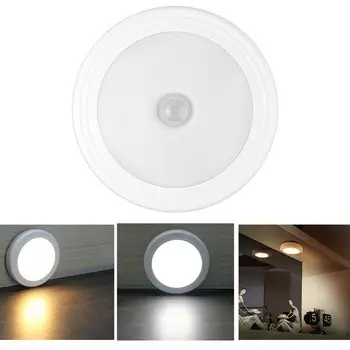 

6 LED Motion Sensor Night Light Wireless PIR Auto Motion Sensor Infrared Light Wardrobe Stairs Closet Light Auto On/Off