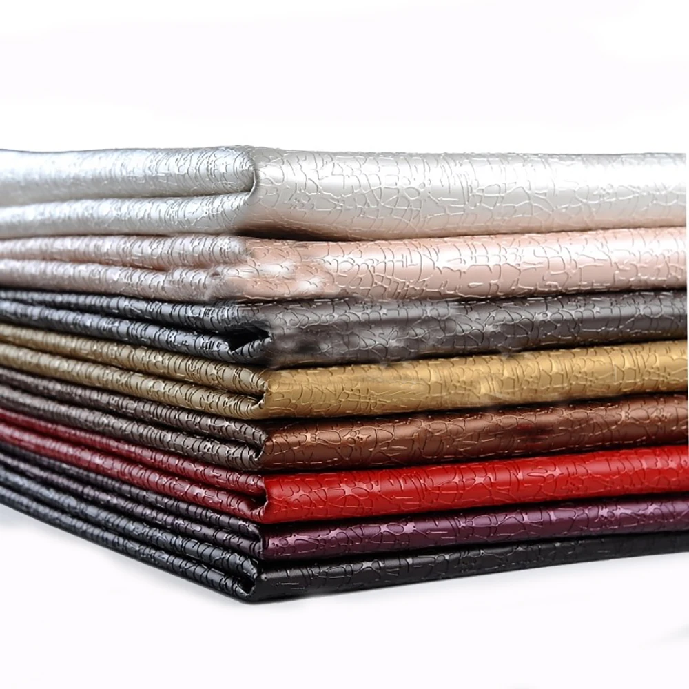 

Lychee Life Root Pattern Faux PU Leather Fabric High Quality Leatherette Fabric DIY Sewing Material for Handmade Crafts