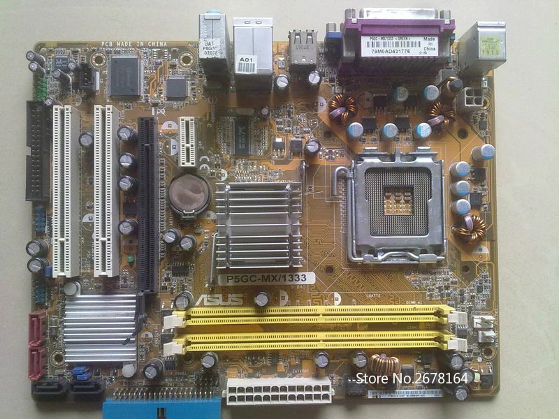 original Desktop motherboard ASUS P5GC MX/1333 LGA 775 DDR2 Intel 945GClga 775 ddr2775