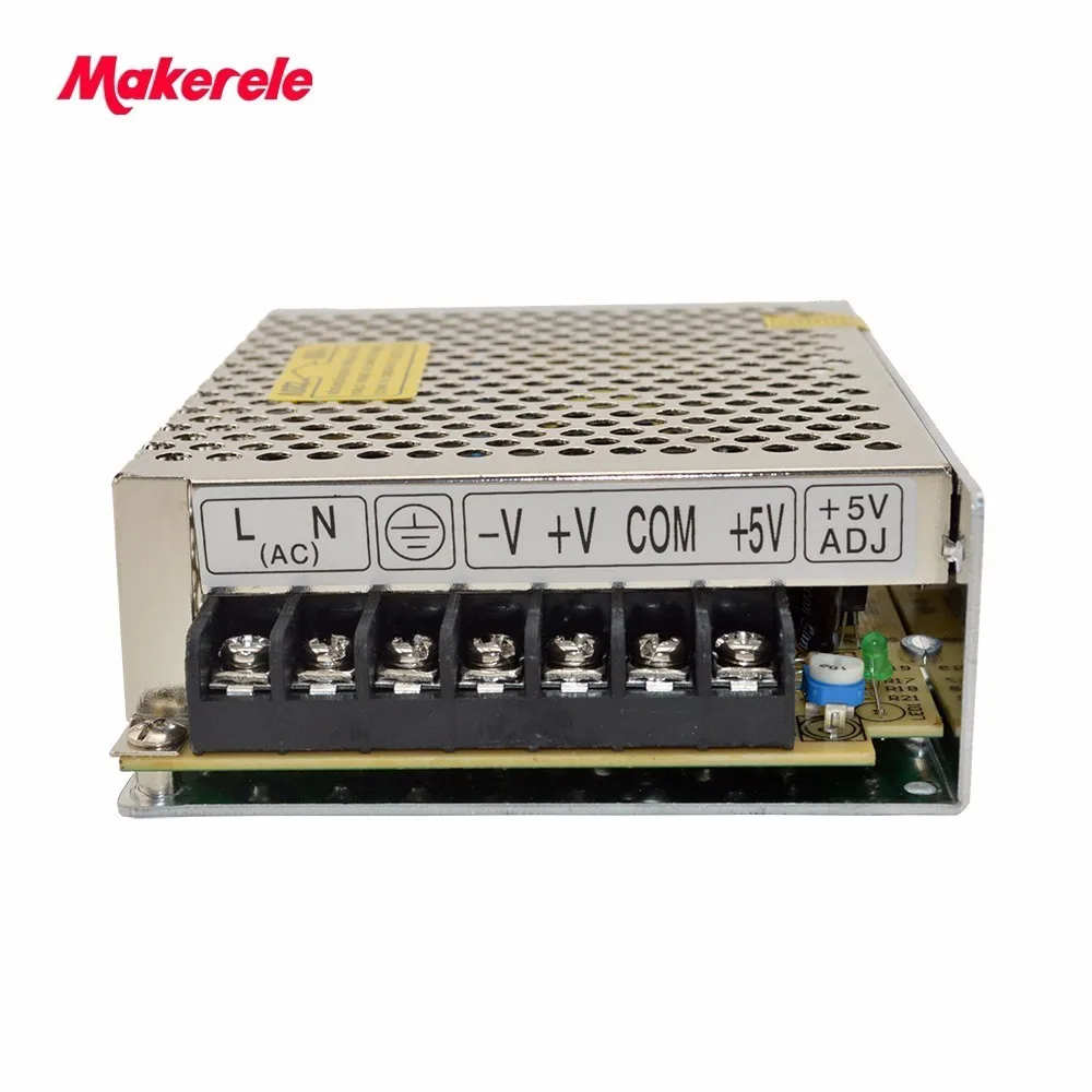 

fast deliver Triple 30W DC5V3A 12V1A -5v0.5A Switching Power Supply for LED Strip Light, Input 110/220VAC T-30A