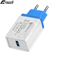 

Crouch Quick charger QC 3.0 USB fast charger For iphone 7 8 ipad Samsung S8 Huawei Xiaomi fast charge 3.0 Mobile phone adapter