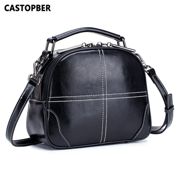 

Luxury Handbags Women Bags Designer Shell Bag Split Leather Crossbody 2 Zipper Messenger Ladies One Shoulder Purse High Quality