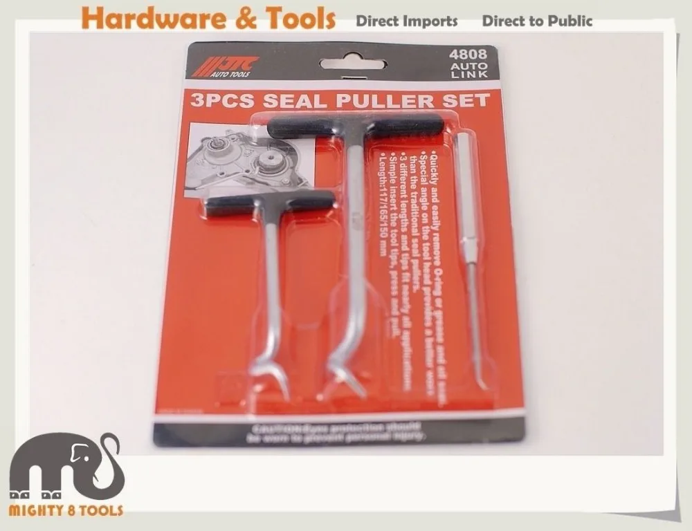 JTC Taiwan 3pc Seal Puller Remover Set with Angle Safe Universal Remove
