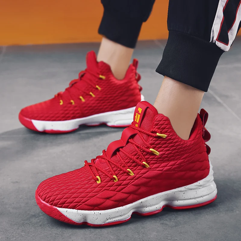 حار بيع حذاء كرة السلة ليبرون جيمس عالية توب جيم التدريب الأحذية حذاء من الجلد في الهواء الطلق الرجال رياضية رياضية الرياضة الأردن حار بيع حذاء كرة السلة ليبرون جيمس عالية توب جيم التدريب الأحذية حذاء من الجلد في الهواء الطلق الرجال رياضية رياضية الرياضة الأردن