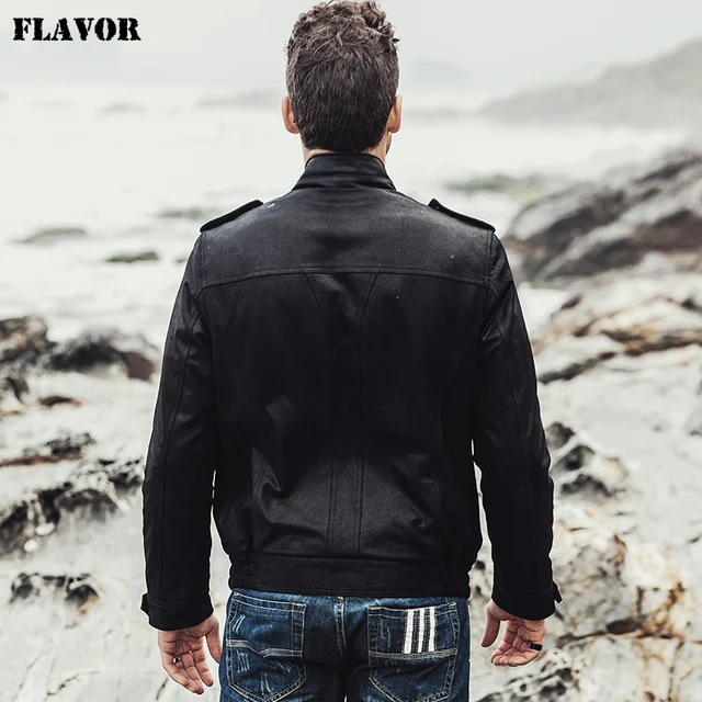 FLAVOR 2017 NEW Winter Men s Motorcycle Genuine leather jacket male Retro Real leather jacket NEW Winter Men's Motorcycle Genuine leather jacket male Retro Real leather jacket