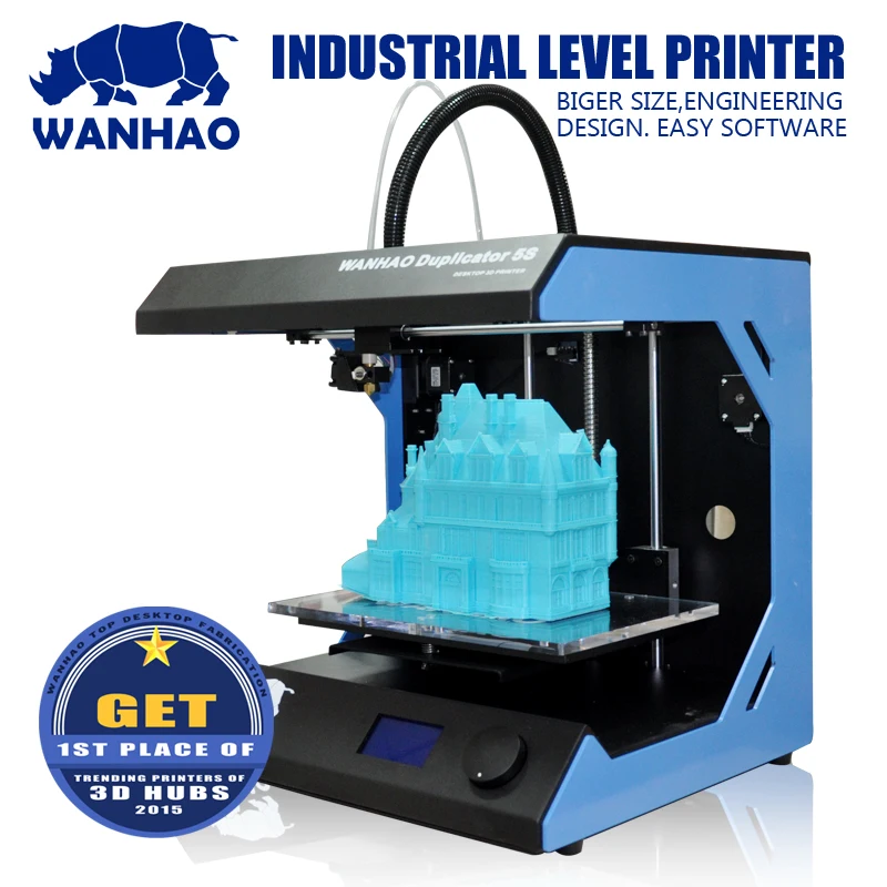 WANHAO 3D принтер D5S мини промышленный уровень металла отличное разрешение