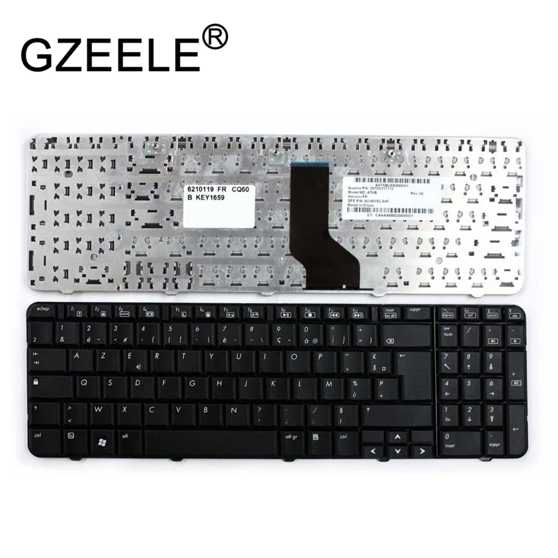 GZEELE Fr AZERTY для HP Compaq Presario CQ60 G60 CQ60Z G60T CQ60-100 CQ60-200 CQ60-300 CQ60-400 CQ60-xxx Клавиатура ноутбука серии