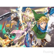 5d на заказ алмазная живопись фильм Персонаж "Легенда о Зельде" diy Вышивка крестиком Декор ручной работы вышивка крестом картины