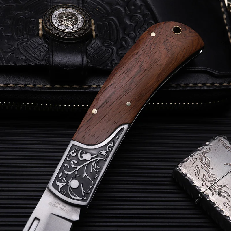 2016 Real Karambit High Quality Outdoor Folding Knife Self-defense Wilderness Survival With Hardness Wild Fruit Black Firewood