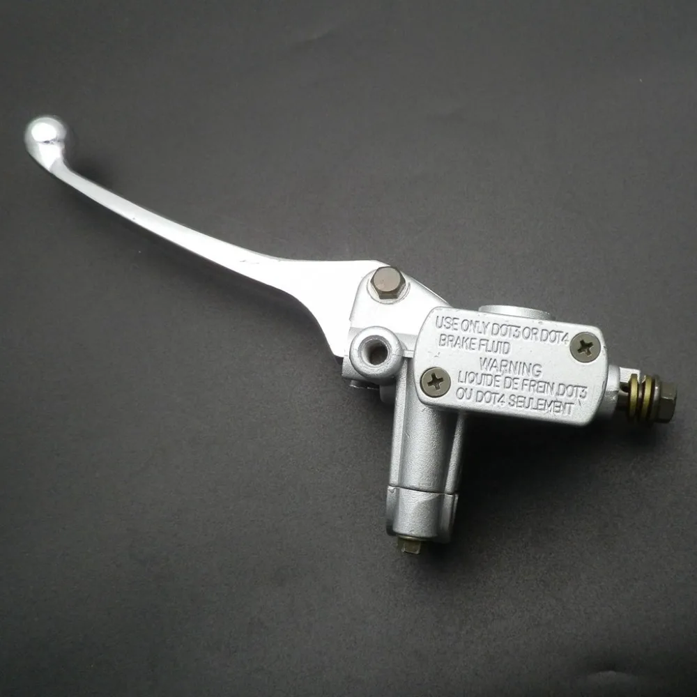 

Motorcycle Left Rear Master Cylinder Brake Lever with 8mm Thread Mirror Hole for GY6 50cc Retro Scooter Moped