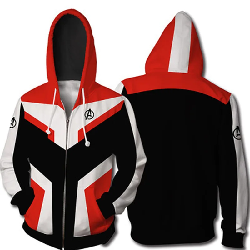 Avengers Endgame Quantum Realm Sweatshirt Jacket Advanced Tech Hoodie Cosplay Costumes superhero T-Shirts Iron Man Hoodies Pant