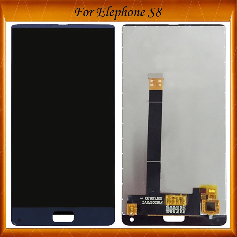 

100% Working Well For Elephone S8 LCD Display And Touch Screen 6.0" Assembly Repair Parts For Elephone S8 Mobile Phone IN Stock
