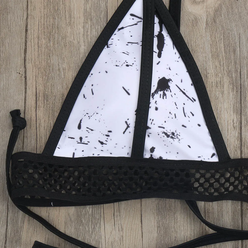 2018 Hollow Bikinis Marble Print Swimsuit Female Sexy Thong Brazilian Bikini Bandage Push Up Swimwear Biquini Micro Bathing Suit 2018 Hollow Bikinis Marble Print Swimsuit Female Sexy Thong Brazilian Bikini Bandage Push Up Swimwear Biquini Micro Bathing Suit