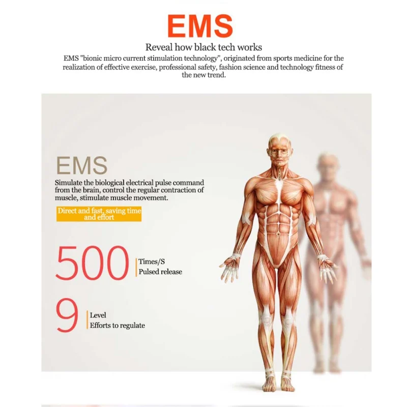 Мышцы электростимулятор EMS ABS электростимулятор брюшной Электрический массажер Training средства ухода за кожей для похудения аппарат фитнес