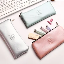 1x Korean creative pencil bag capacity pen bag cosmetic bag of students pencil case kawaii school office stationer supplies 2018 creative kawaii metal flamingos pencil case bag office