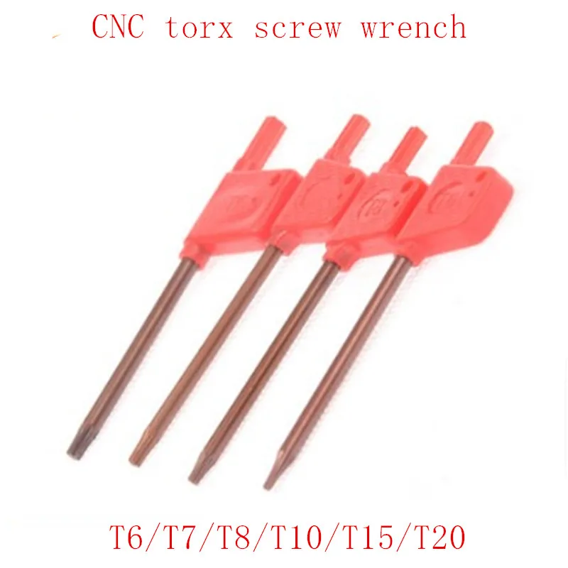 1 шт. T6 T7 T8 T10 T15 T20 ЧПУ TORX Винт ключ, гаечный ключ