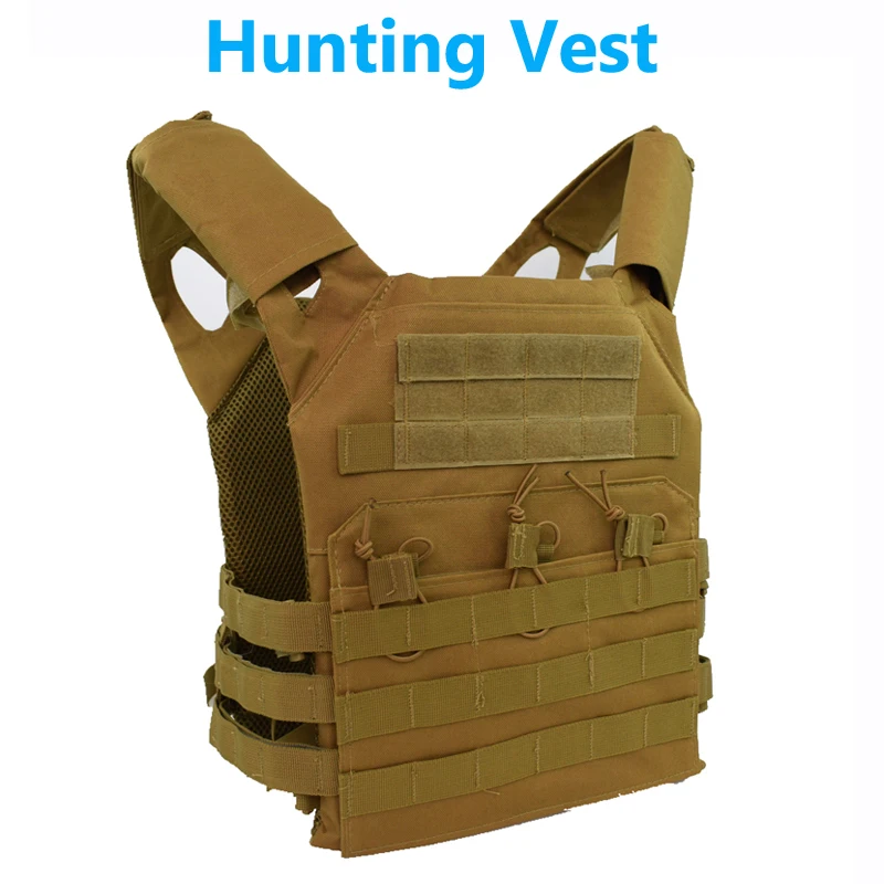 

600D Nylon Army Military Tactical Vest Outdoor Paintball Airsoft Hunting Vest For CS Wargame Combat Protective Carrier Vest