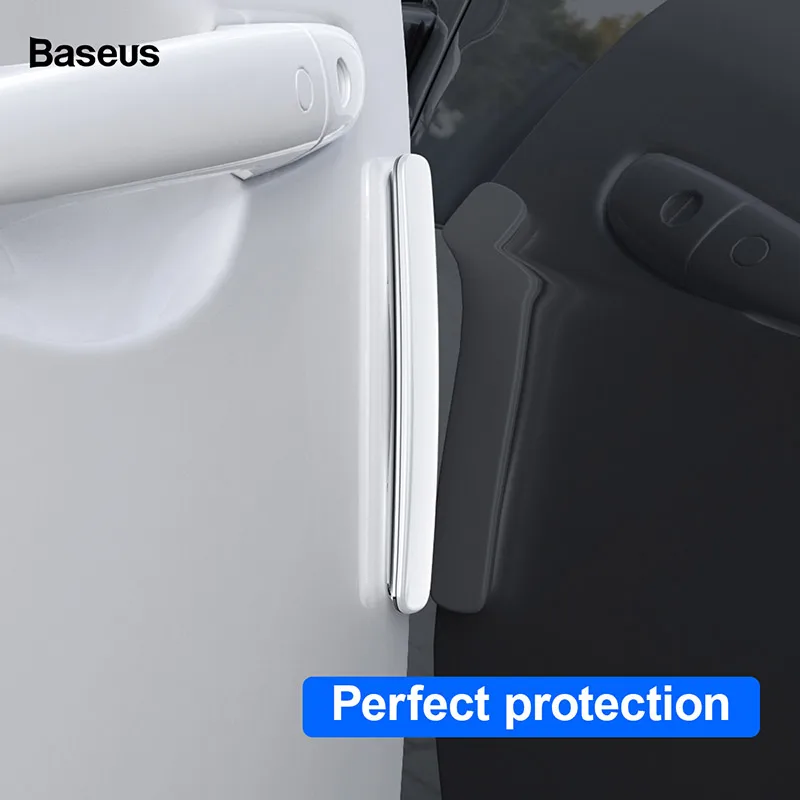 Baseus 4 шт. держатель телефона в дверь автомобиля Противоударная полоса Авто двери