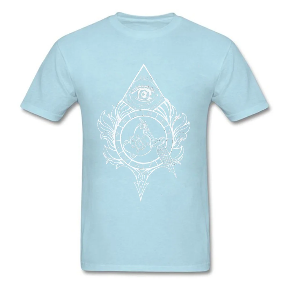 Tattoo Machine 100% Cotton T-Shirt for Boys Short Sleeve Customized Tops & Tees Plain Summer O Neck Sweatshirts Camisa Tattoo Machine light