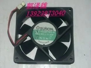 Хорошее качество Sunon8CM8Cm вентилятор двойные роликовые подшипники 8025 24V 80*80*25 KDE2408PTS3