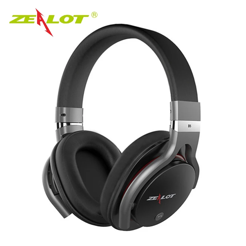 

ZEALOT B5 bluetooth4.0 Stereo Headphones Built-in Microphone Wireless Over Ear Headset With Micro SD Slot For Smart Phone PC