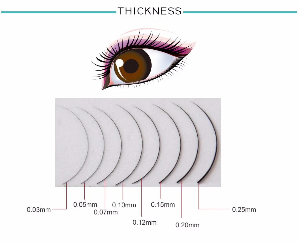 4 футляра 0,07 русский объем наращивание ресниц индивидуальное расширение ресниц смешанной длины для обучения художника