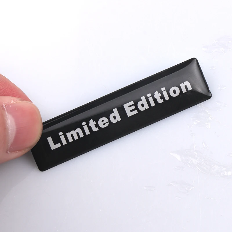 2 шт. 3D черная Ограниченная серия Украшение Наклейка универсальная для кузова автомобиля эмблема значок наклейка хромированная эмблема