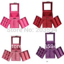 Ayomi изысканное винтажное качество оленьей флокировка шкатулка для украшений шкатулка 600 г