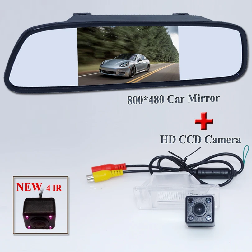 2in1 CCD car rear view parking font b camera b font for NISSAN QASHQAI X TRAIL