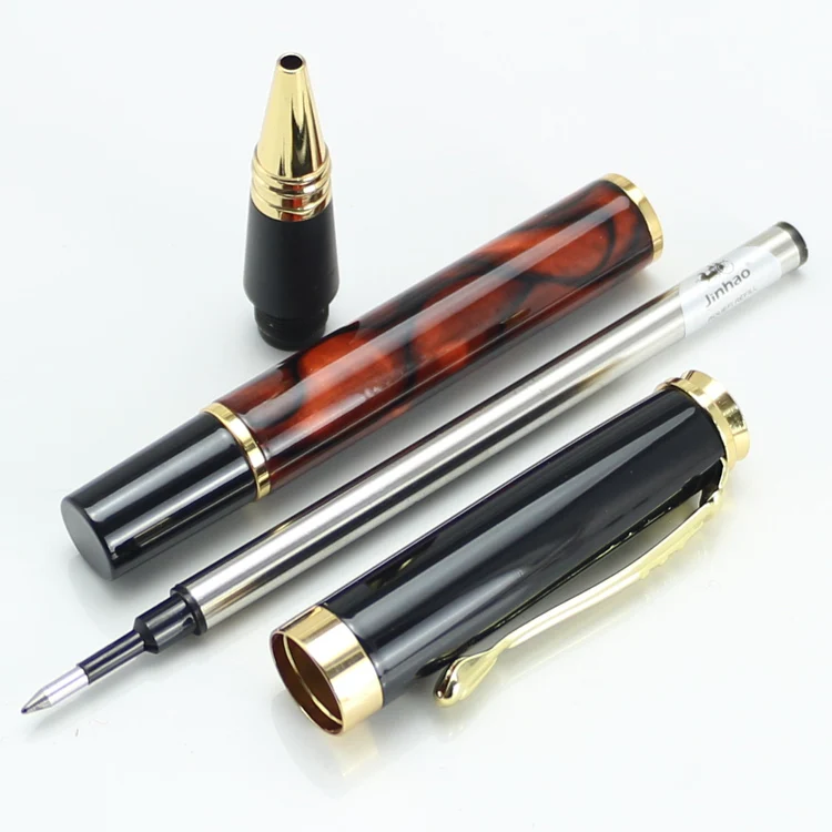 JINHAO 500 красный цвет золотой зажим для ручки Papelaria школьные принадлежности Ручка