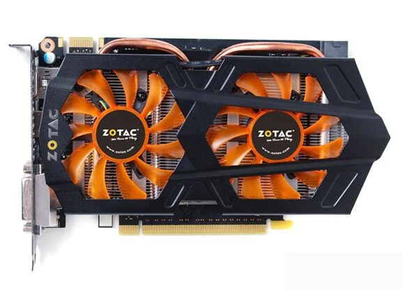 Оригинальная видеокарта ZOTAC GeForce GTX 660 2 Гб GPU 192Bit GDDR5 видеокарты для nVIDIA карта GTX660 2GD5 GK106 Hdmi Dvi ti 750