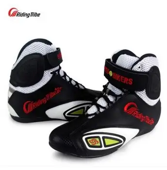 

Pro-biker light guide shoes of summer four Seasons racing men's and women's shoes boots motorcycle breathable shoes locomotive