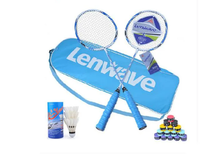 

Badminton rackets with 2 carbon fibre double rackets for men and women free shipping