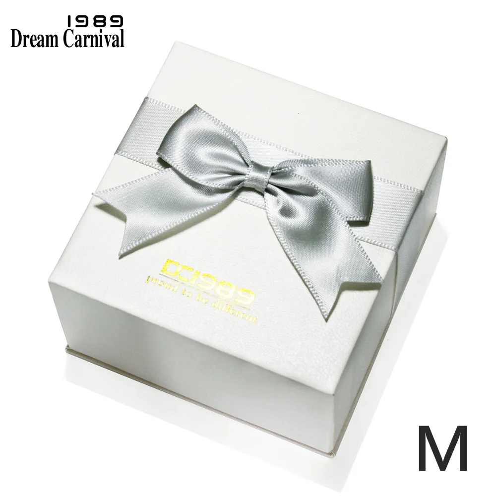 

DreamCarnival 1989 Elegant Luxury Cream White Paper Bowknot Earrings Ring Pendant Cardboard Gift Box for Jewelry BOX4-1 (medium)