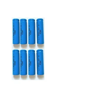 

8PCS Real power SHSEJA ICR14500 145001200mAh 3.7v rechargeable li ion Batteries led flashlight Flat Top Battery