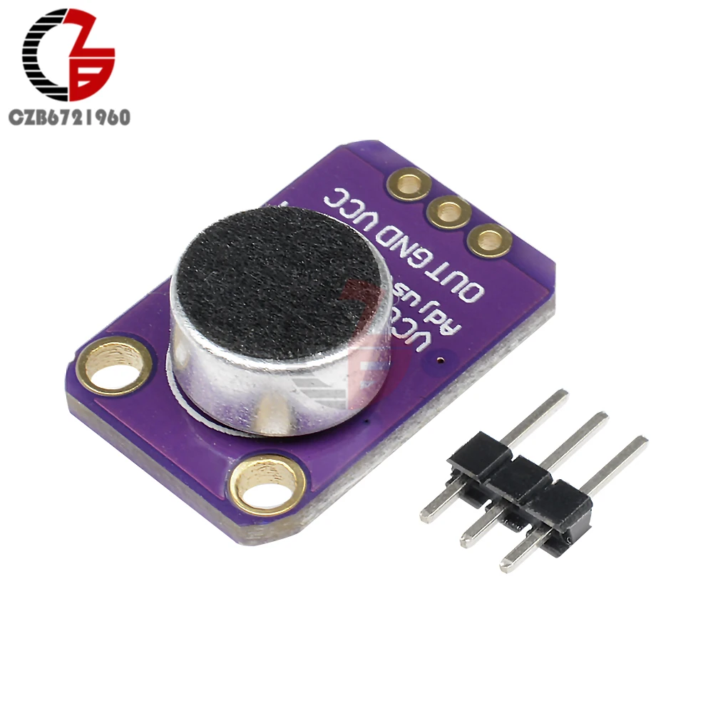 

VCC 2.4-5.5V Adjustable Gain GY-MAX4466 20-20KHz Electret Microphone Amplifier MAX4466 Adjustable Amplifier Sensor Module