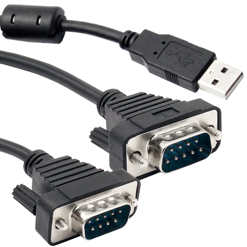

UT-8812 USB to 2-port RS232 serial cable adapter 9-pin COM port RS232 data cable UT-8812