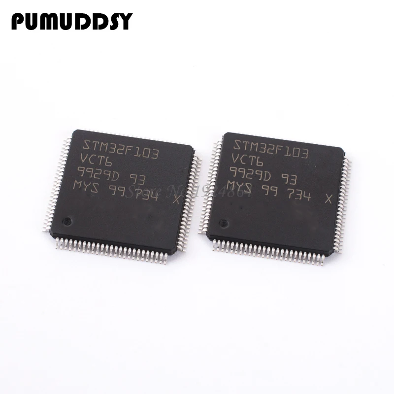 

2PCS STM32F103VCT6 STM32F103 QFP QFP100 ARM new and original IC