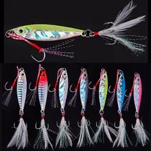 7pcs Iscas De Metal 7g 10g 15g 20g 25g 60 40 30g g g colher de pesca spinnerbait isca de pesca de chumbo enfrentar minnow jigging pesca de atum