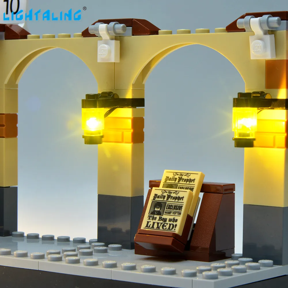 Светильник aling светодиодный светильник комплект для Hogwarts Express 75955 светильник(не включает в себя модель