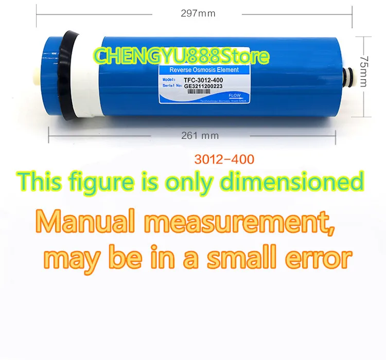 400 gpd кухонный фильтр для очистки воды обратного осмоса Мембрана TFC-3012-400 мембрана фильтры для воды картриджи мембрана