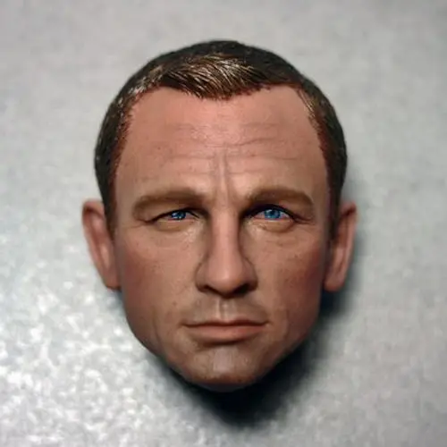 007 Agent James Bond 1//6 Headplay Daniel Craig Head Scuplt