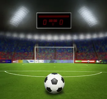 

HUAYI Football Field Backdrop Art Fabric Photography Newborn Studios Drop Background D-3450