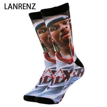 

2020 All-Star series printing 14 Men and women fashion Funny socks 3d printed socks 200 knitting oil painting compression sock
