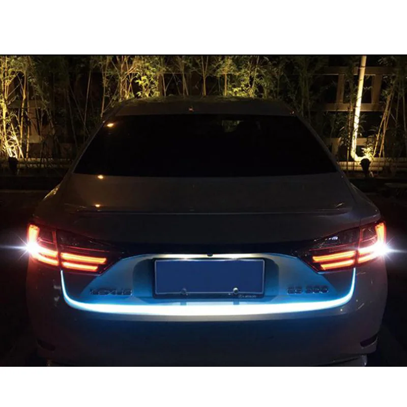 4 Color 120CM LED Car Tail Trunk Strip Light Brake Driving Signal Light