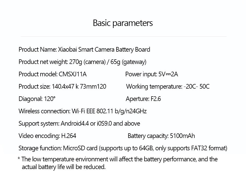 Xiaomi Mijia смарт-камера батарея шлюз CMSXJ11A 1080P 120 градусов F2.6 AI Humanoid обнаружения IP Беспроводная камера s Cam