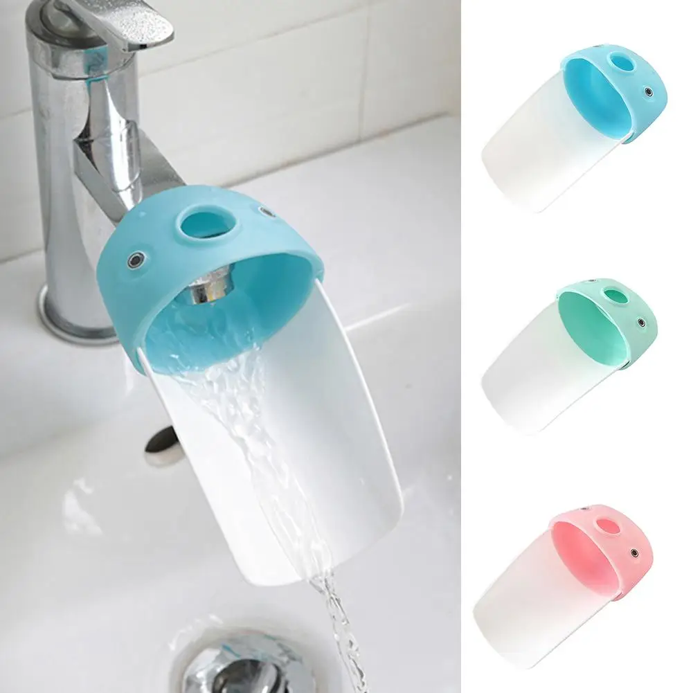 

Cartoon Kids Children Washing Hand Helper Faucet Extender Water Chute Gutters