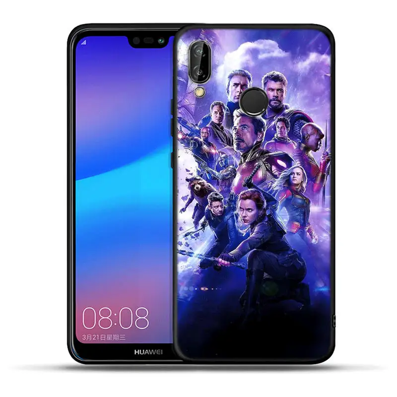 Чехол для huawei mate 20 10 P30 P20 P10 P9 P8 Lite Pro P Smart чехол Черная пантера Marvel Deadpool Thanos - Цвет: H1215